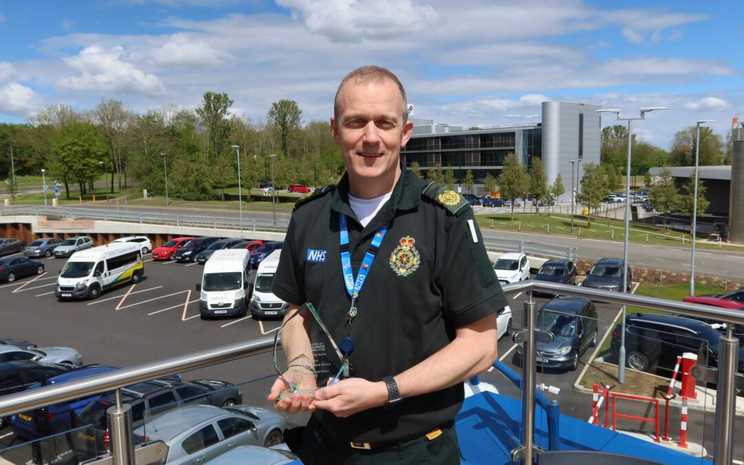 Chris named Exceptional Specialist Paramedic by the Ambulance Leadership Forum