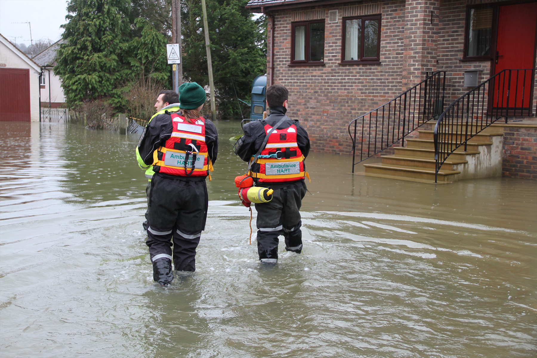 SCAS HART crew in floods