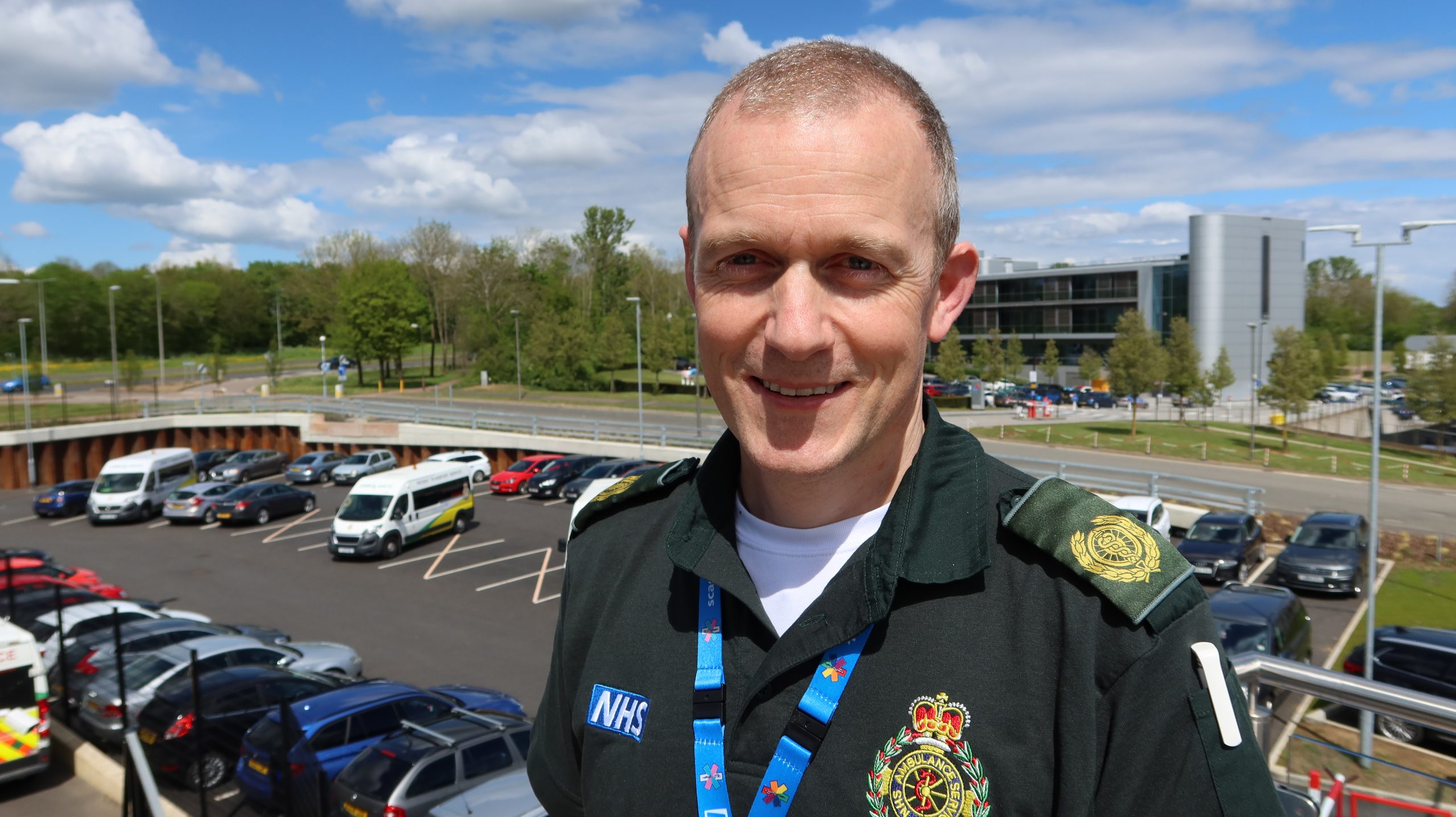 Chris Jackson, a specialist paramedic and urgent care pathways lead at SCAS