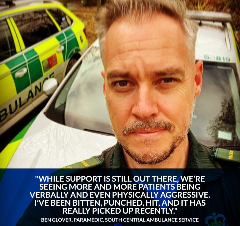 Ben Glover SCAS - NHS Charities Together campaign