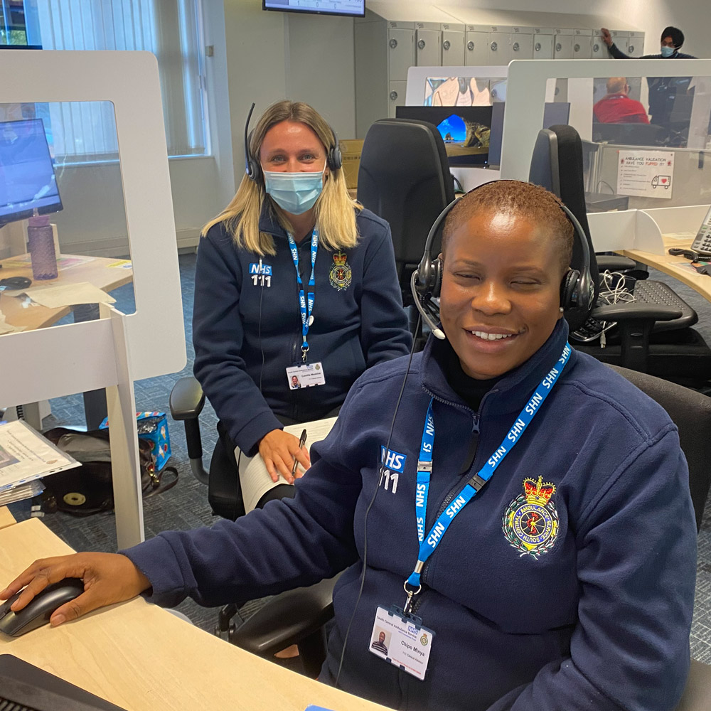 SCAS NHS 111 staff
