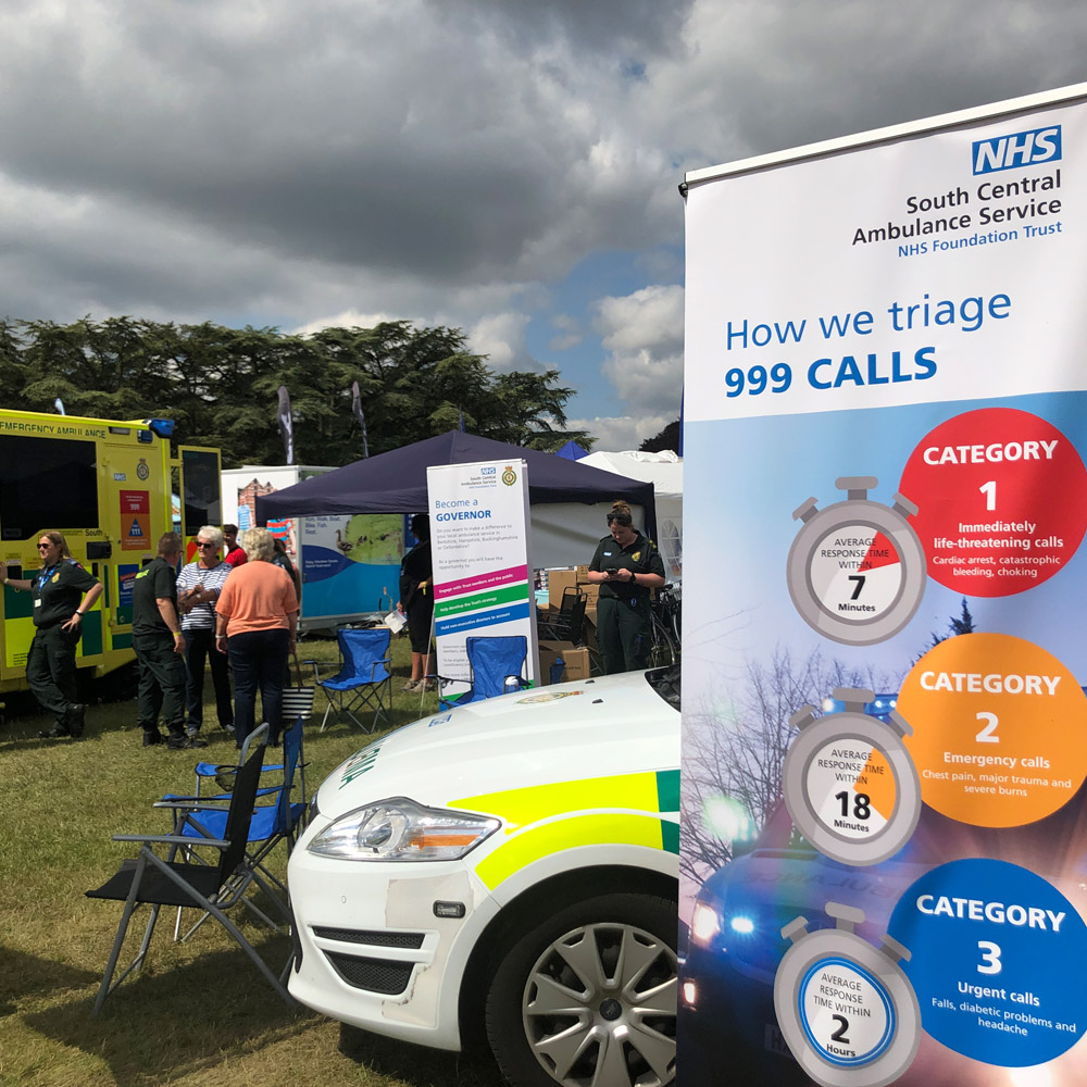 SCAS vehicle at event