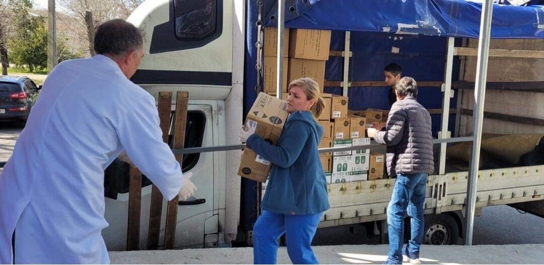 Medical equipment and essential donations collected by SCAS delivered to Ukraine