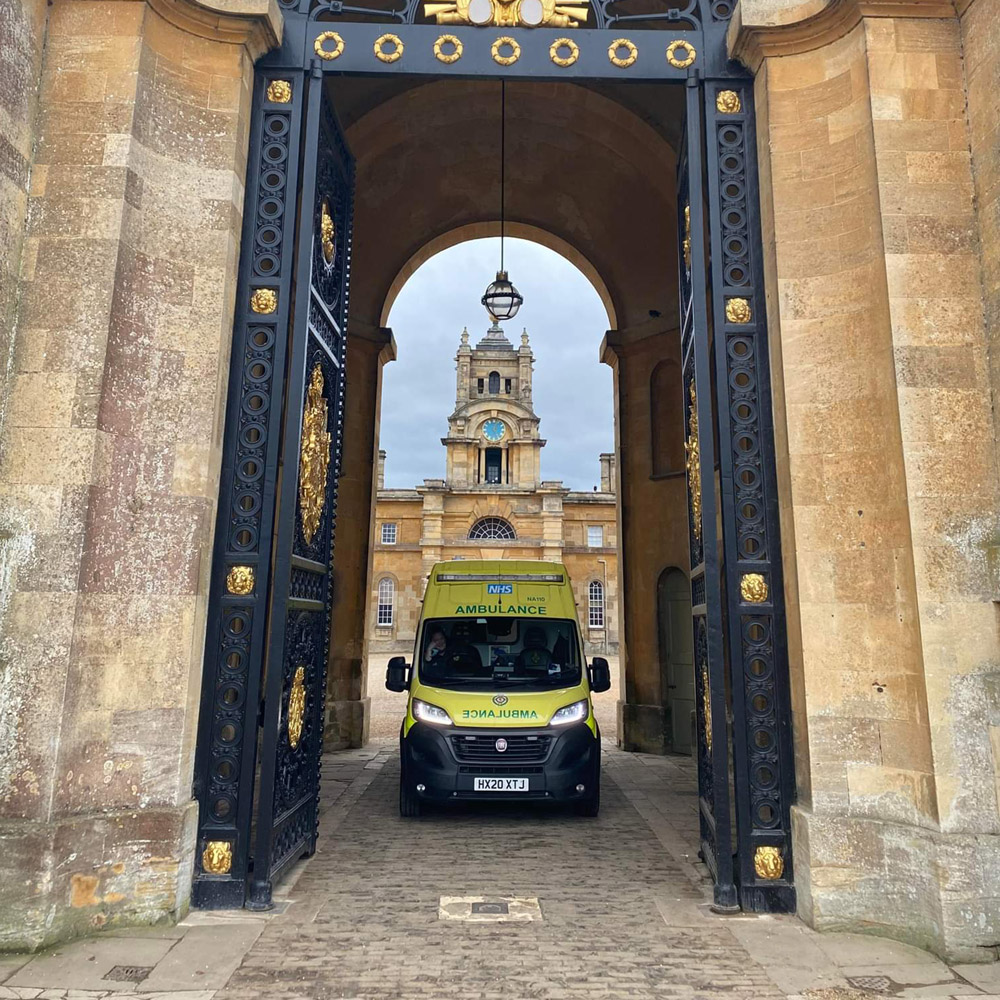 SCAS vehicle at Blenheim Palace