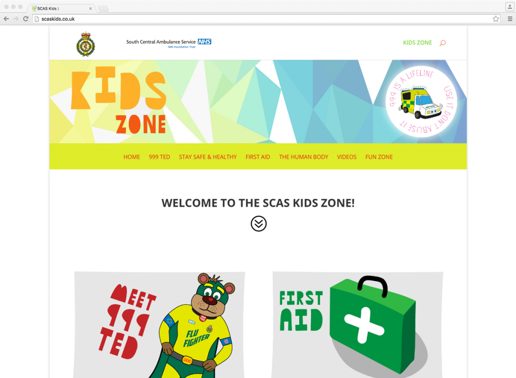 SCASKids website