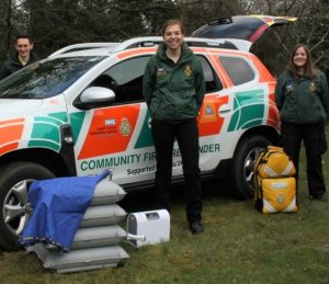 Community First Responders with lifting cushions