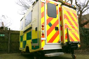 Back of an ambulance training pod