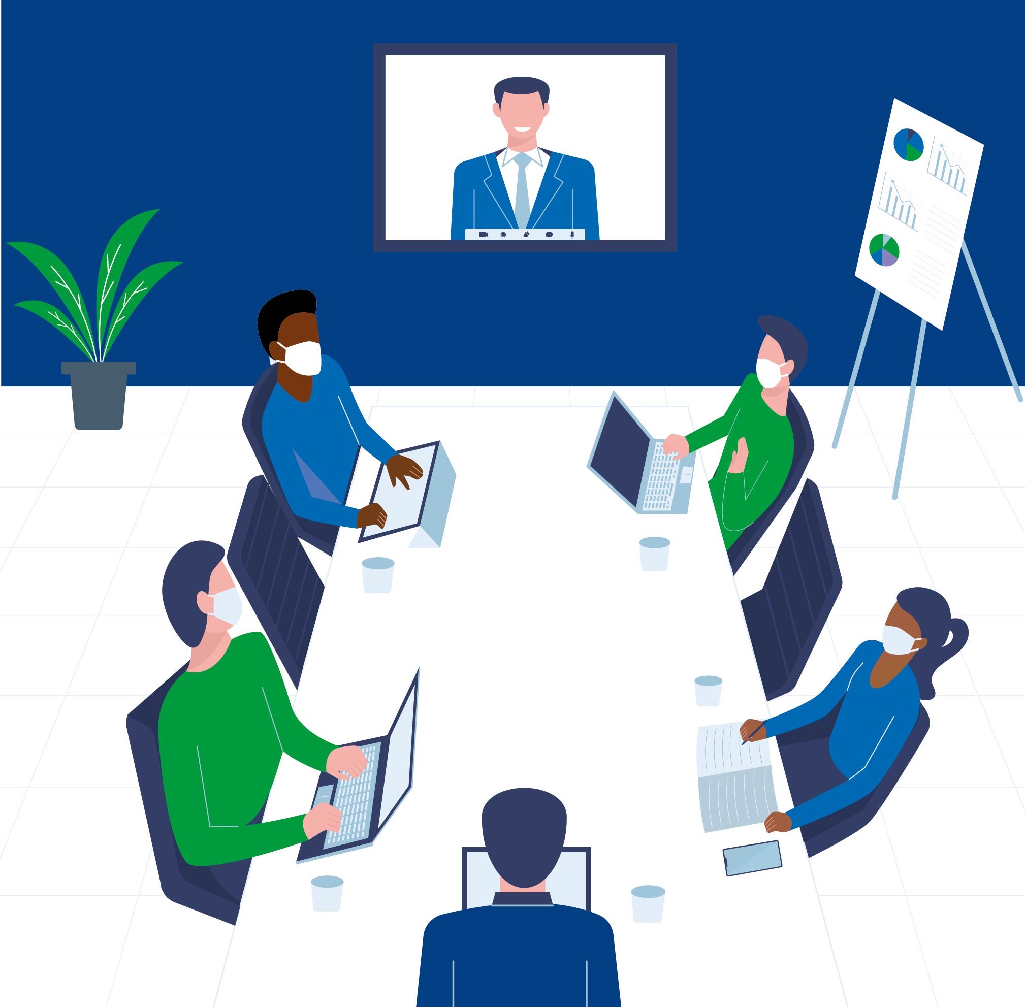 Image of people sitting in a meeting room