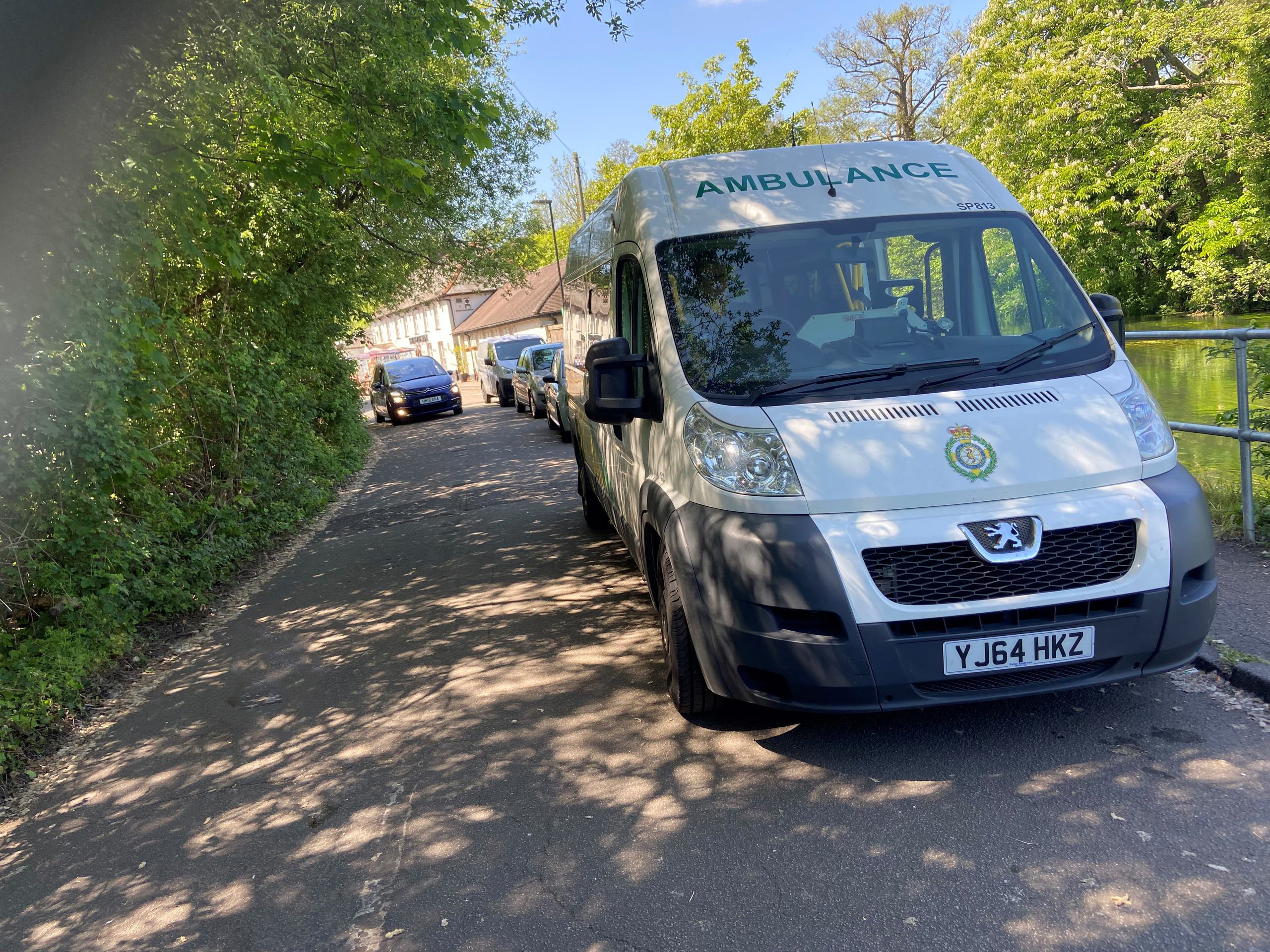 Ambulance parked up