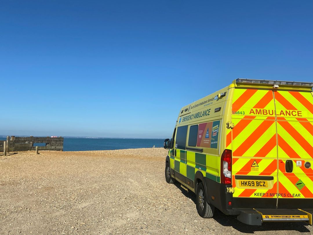 SCAS vehicle on the beach