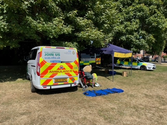 SCAS vehicle outside at event