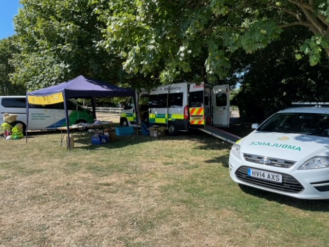 SCAS vehicle outside at event