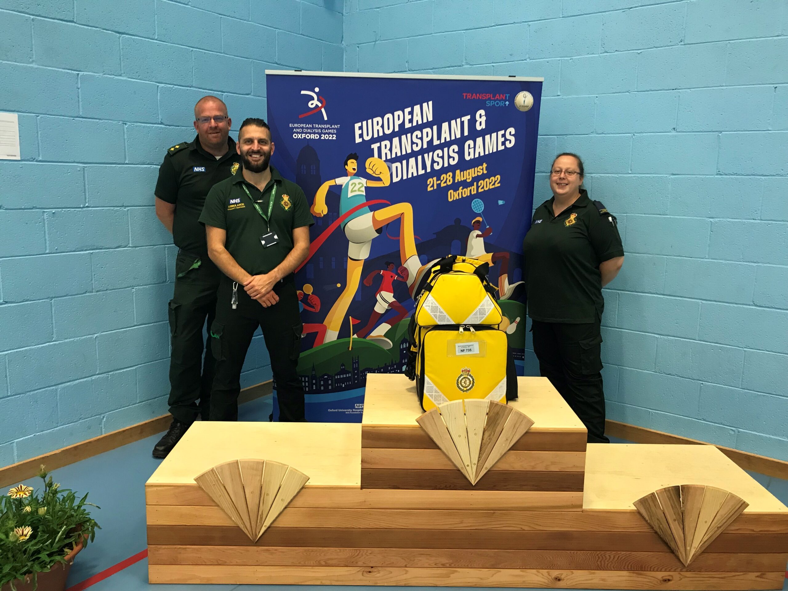 Three CFRs at European Transplant Games