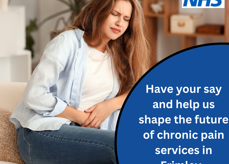 NHS Frimley are asking people to take part in a chronic pain survey