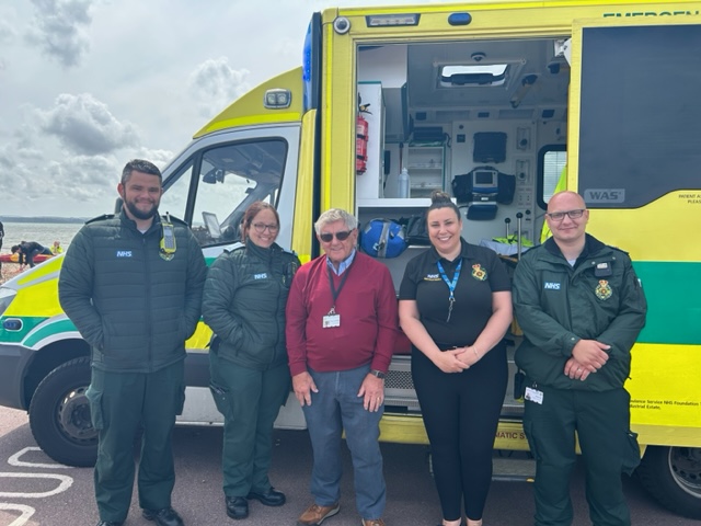 Staff at Gosport Lifeboat Emergency Services Day