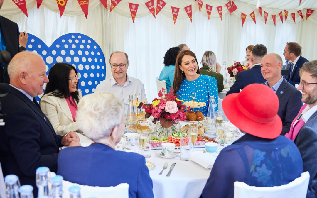 SCAS volunteer honoured by Prince and Princess of Wales at NHS Big Tea 75th anniversary party