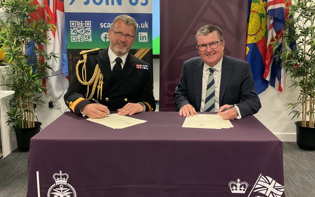 SCAS re-signs Armed Forces Covenant