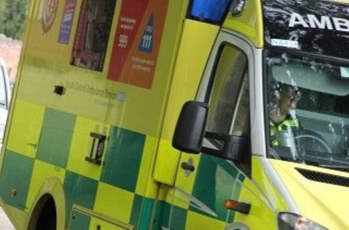 Side of ambulance