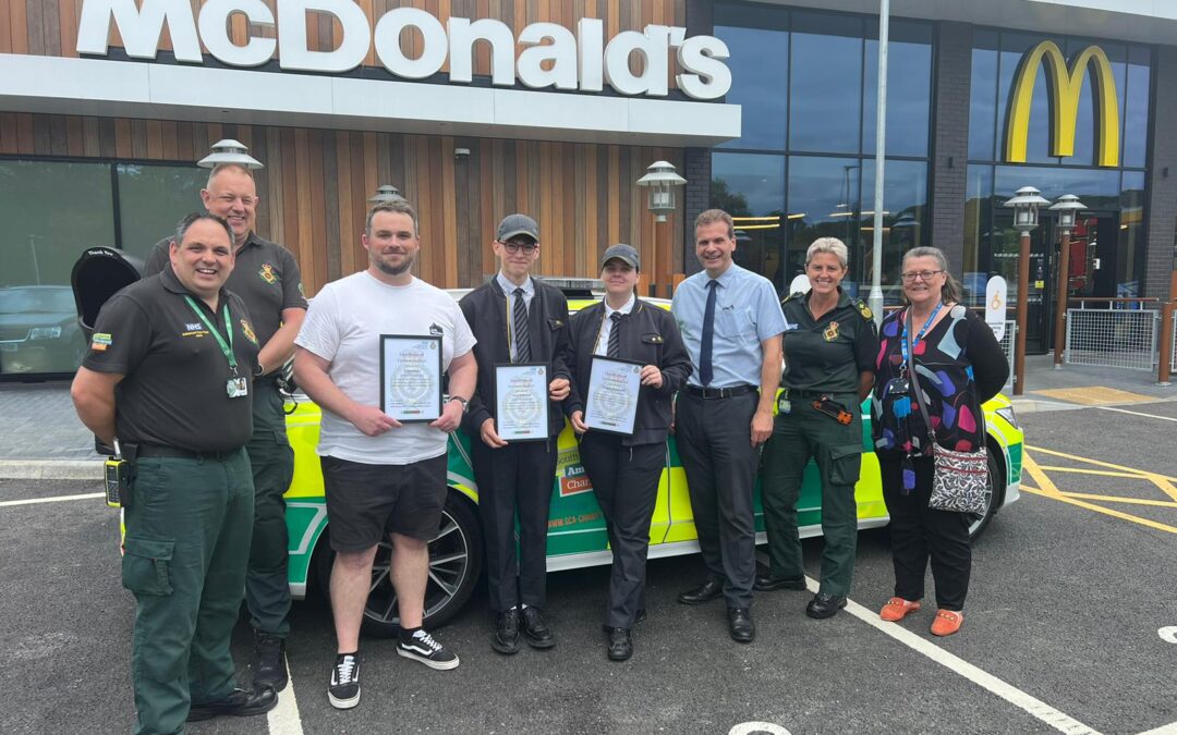 Ambulance service thanks lifesaving heroes