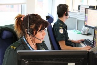 SCAS staff in call centre