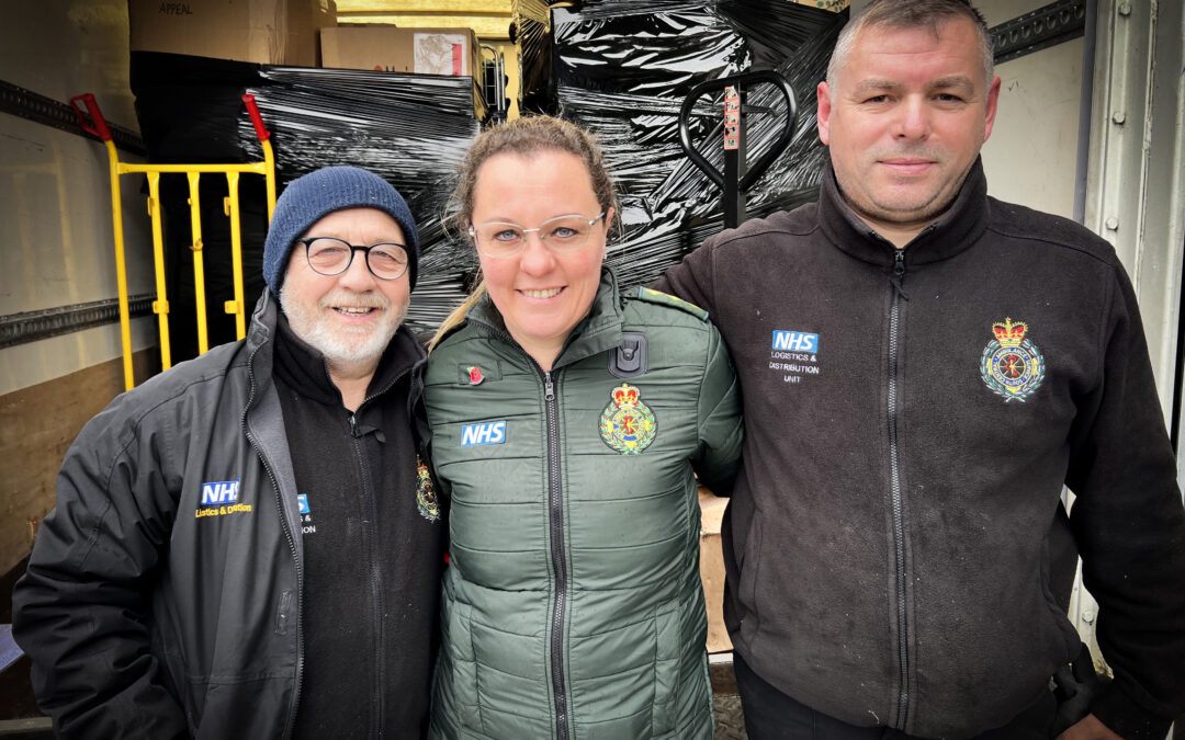 Fifth and final HGV of donated supplies sent to Ukraine