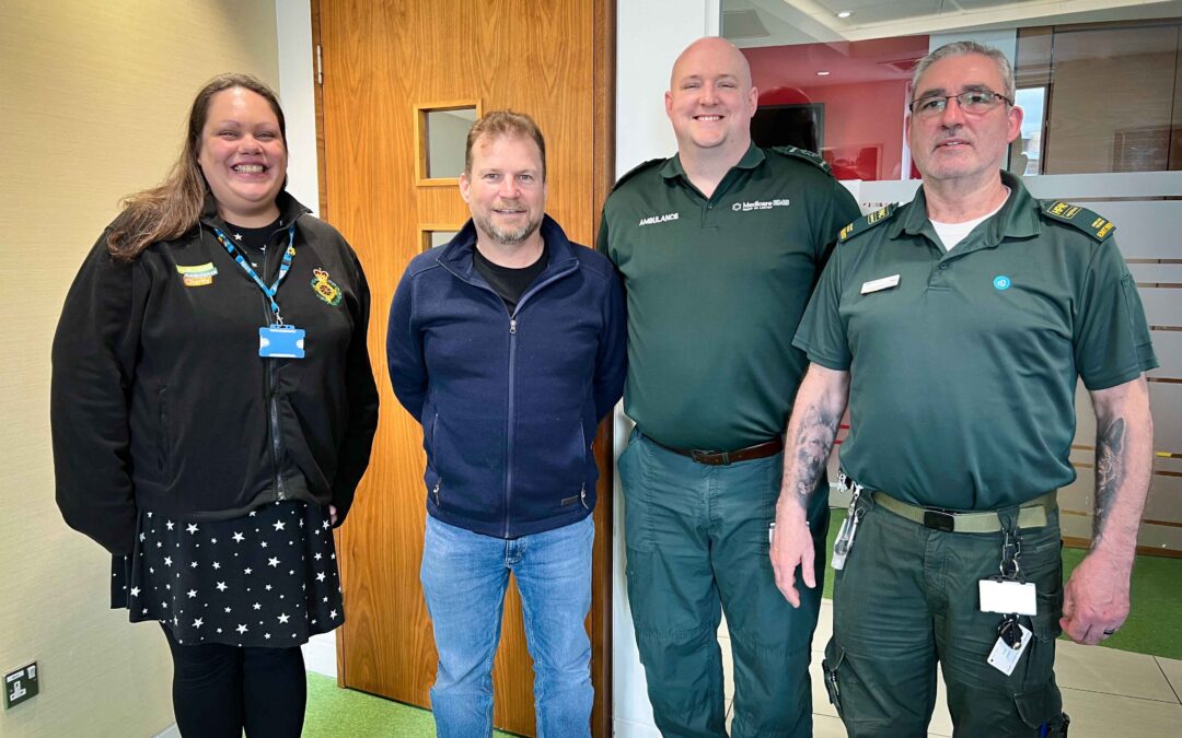 Heart attack survivor raises over £1300 for SCAS Charity