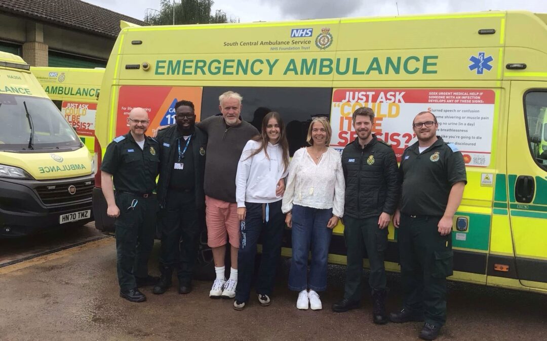 Cardiac arrest survivor meets crew who saved her life