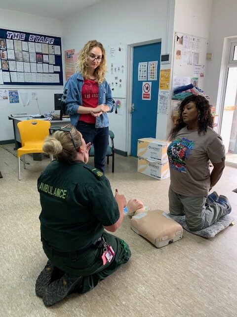 Stacey Elliott, Paramedic, engages with African Families in the UK