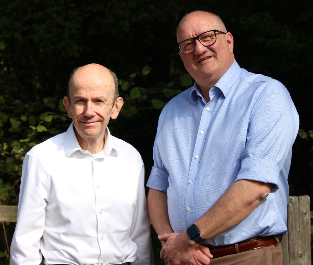 Simon Weldon and David Eltringham, Chief Executives of South East Coast and South Central ambulance services