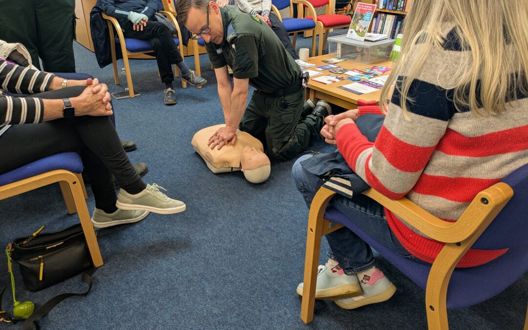 Paramedic and Community First Responder bring lifesaving skills to heart health event in Alton