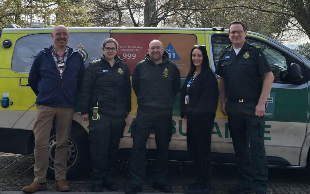 A warm ‘croeso’ to our colleagues from the Welsh Ambulance Service