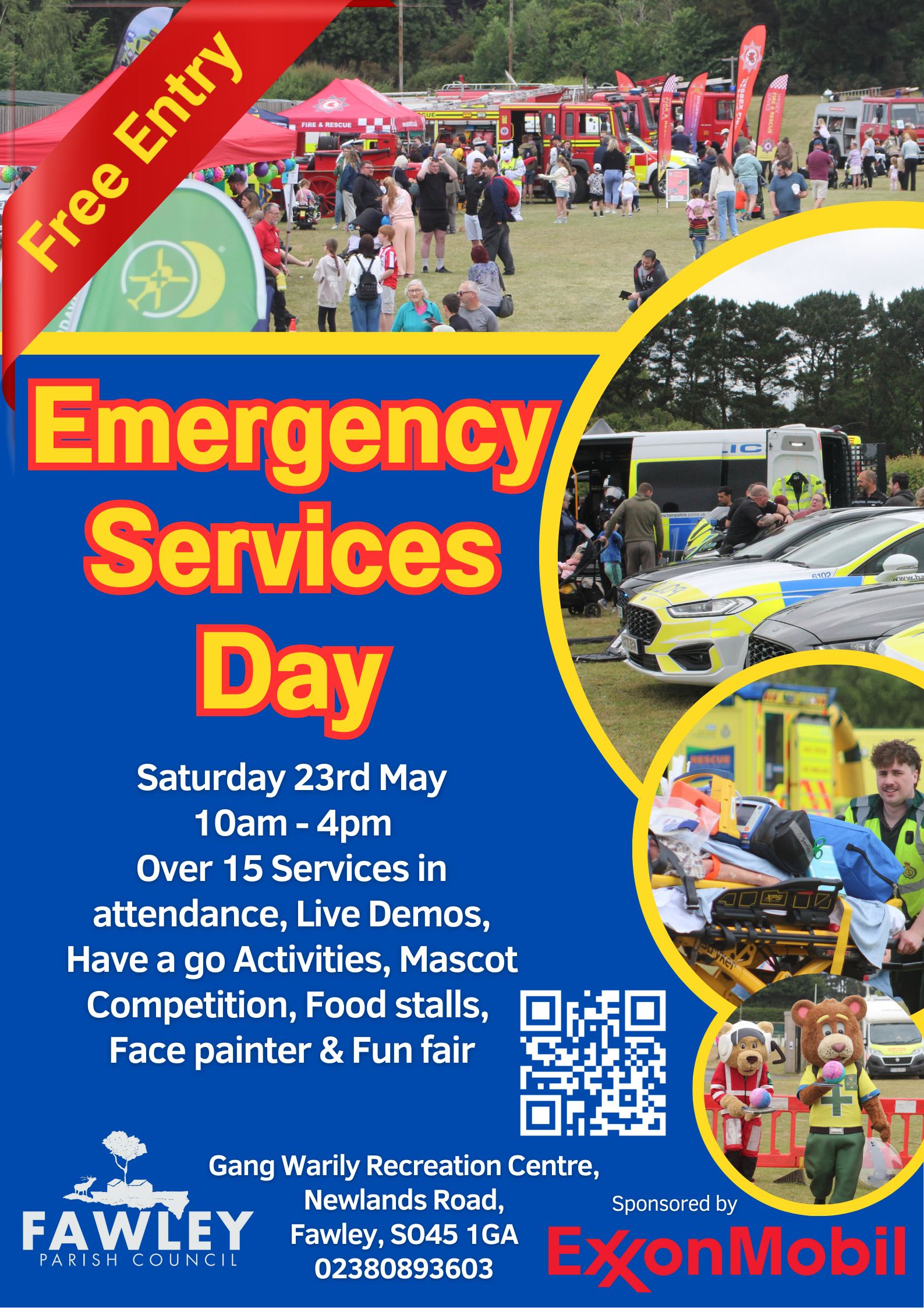 Emergency Services Day, Gang Warily, May 23,