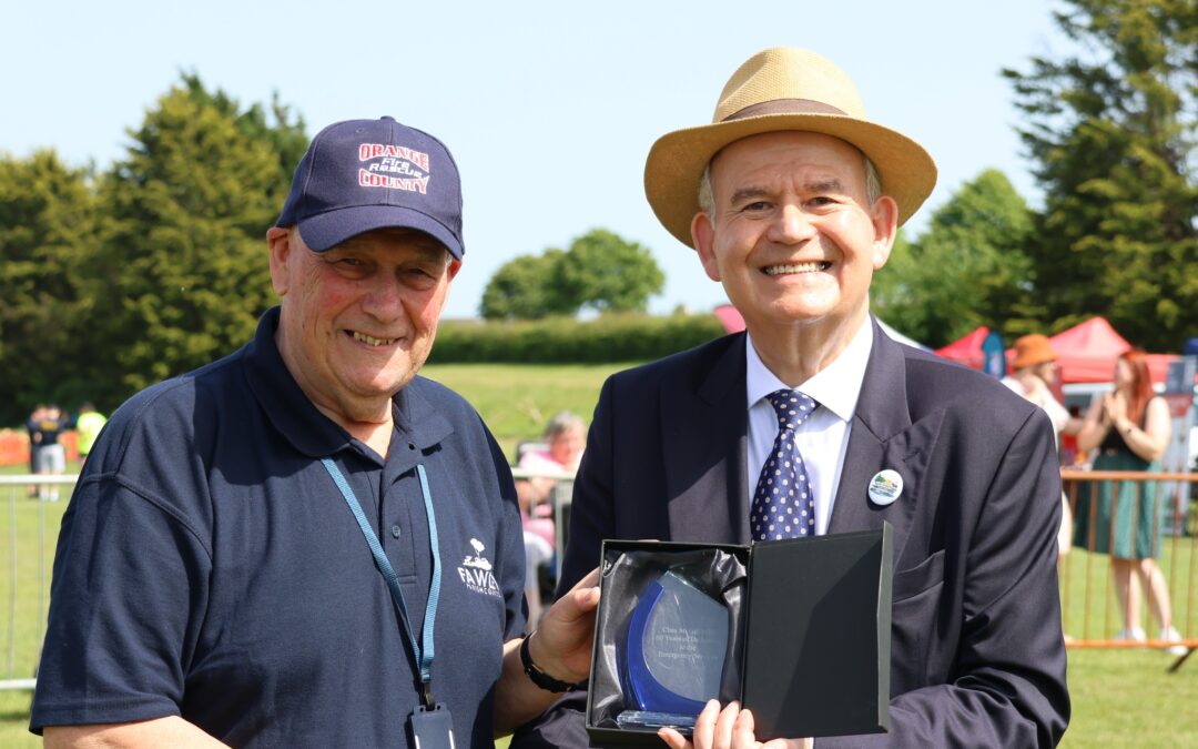 Chas McGill MBE Recognised for 60 Years’ Service to Emergency Services
