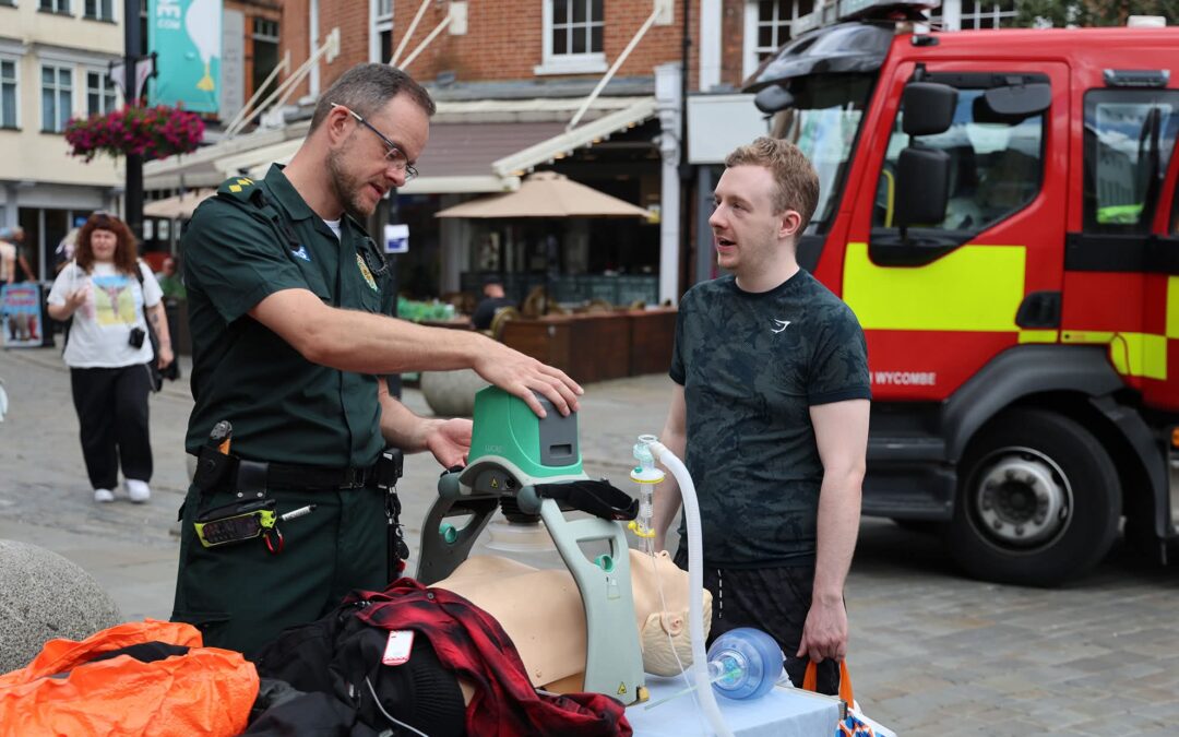 Emergency services come together for successful 999 Day in High Wycombe
