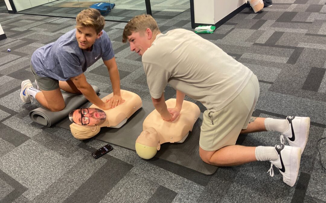Football fans united for charity CPR-A-THON